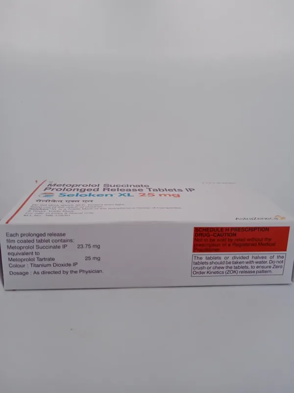 SELOKEN XL 25 MG - 30 TABLETS - Image 4