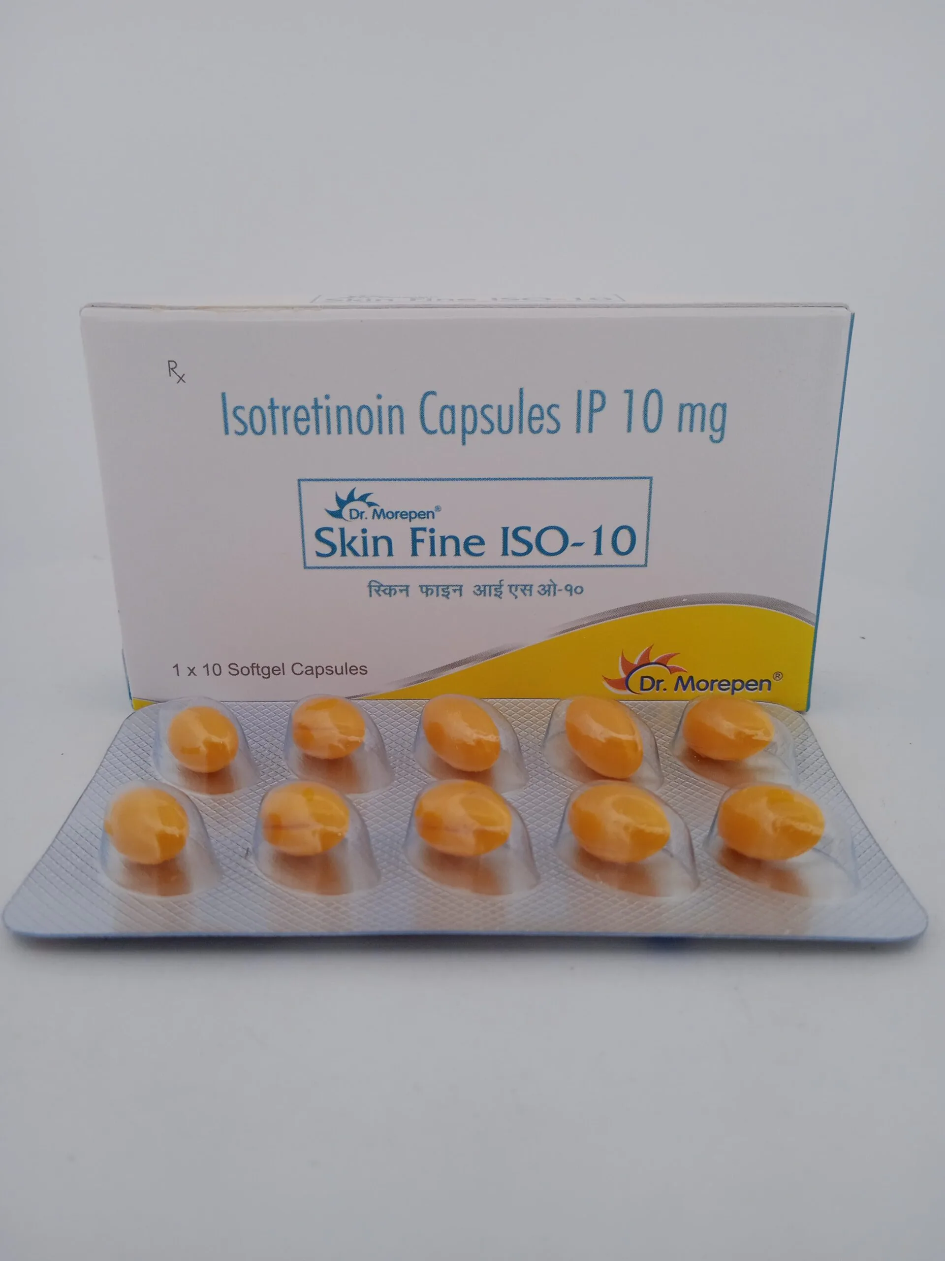 SKIN FINE ISO 10 MG - 10 SOFTGEL CAPSULES - Image 2