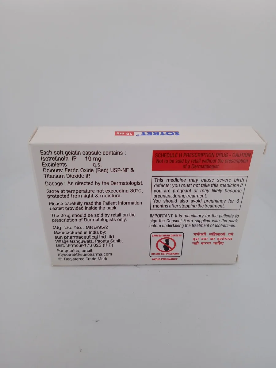 SOTRET 10 MG - 10 CAPSULE - Image 4