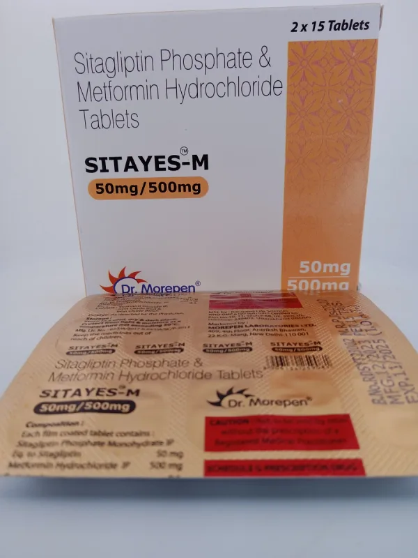 SITAYES M 50/500MG - 15 TABLETS - Image 3