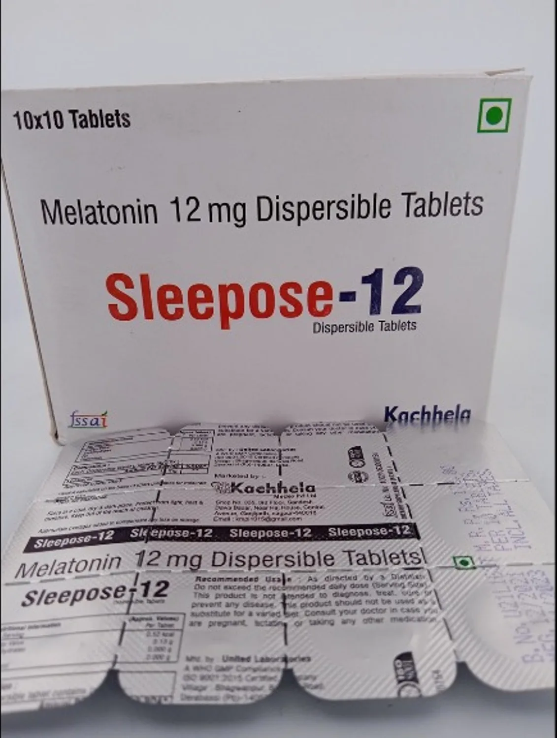 SLEEPOSE 12 MG - 10 TABLETS - Image 2