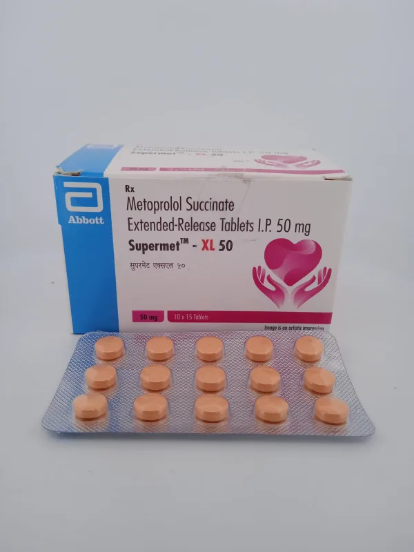 SUPERMET-XL 50 MG - 15 TABLETS - Image 2