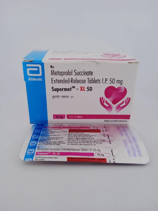 SUPERMET-XL 50 MG - 15 TABLETS - Image 3