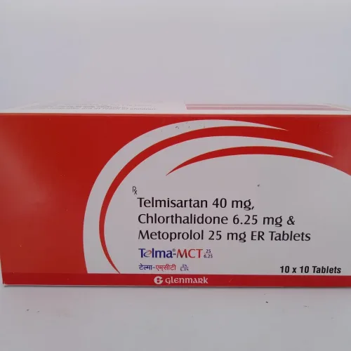 TELMA-MCT 25/6.25 - 10 TABLETS