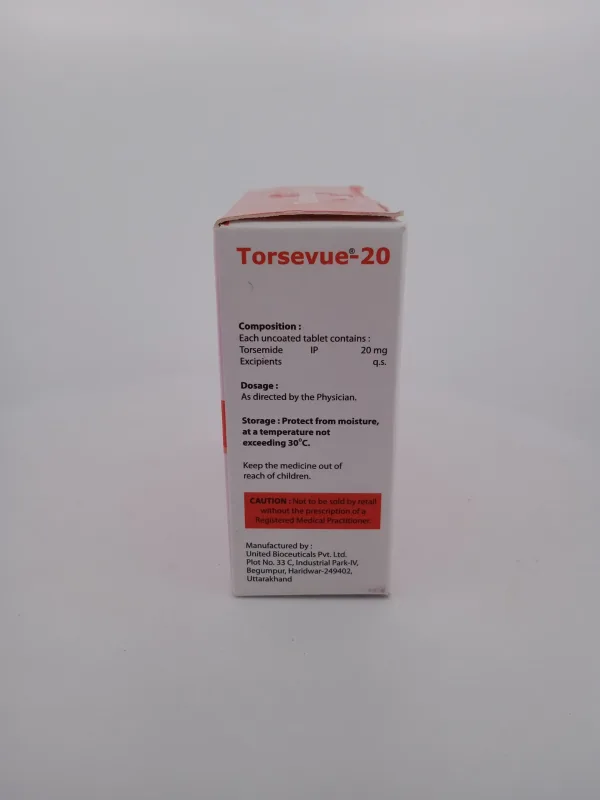 TORSEVUE 20 MG - 10 TABLETS - Image 3
