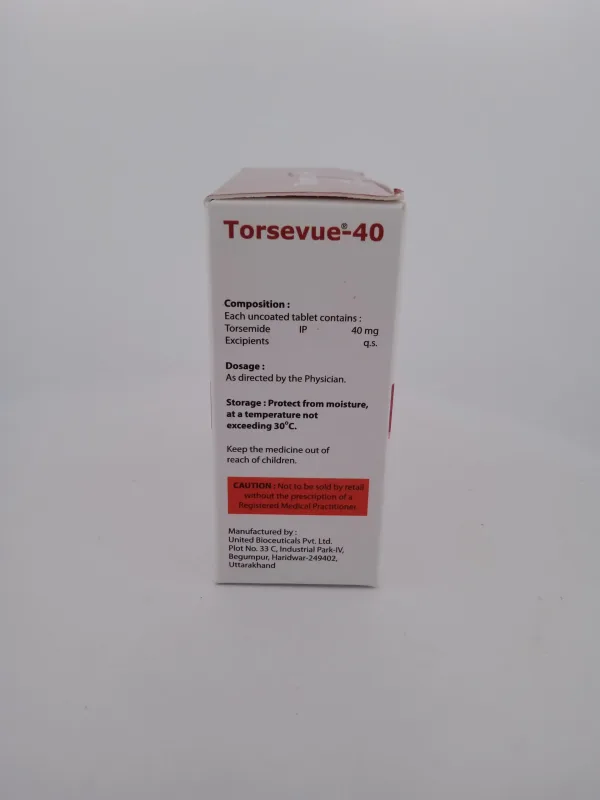 TORSEVUE 40 MG - 10 TABLETS - Image 4