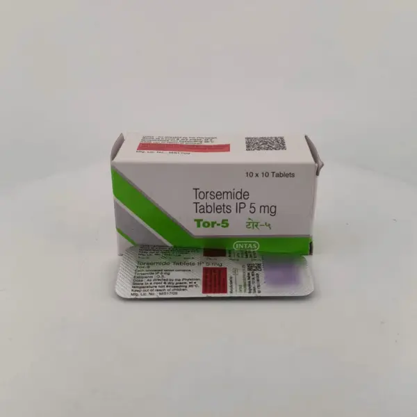 Torem 5 TOR 5 MG Tablet for Blood Pressure & Fluid Retention