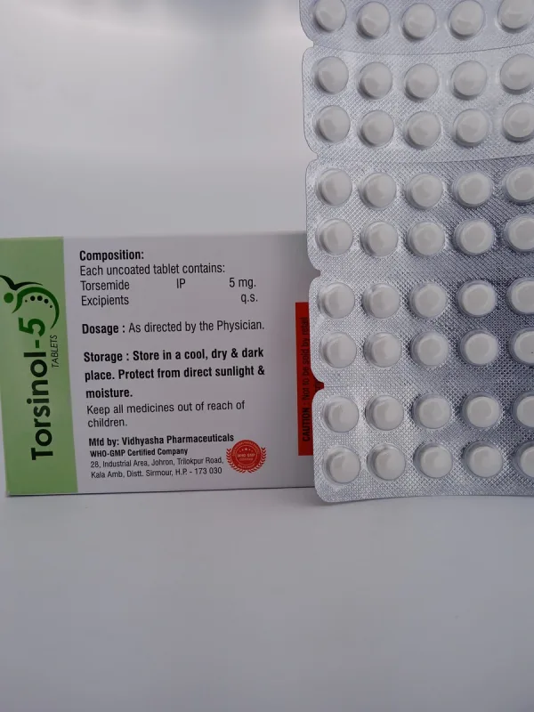 TORSINOL 5 MG - 10 TABLETS - Image 4