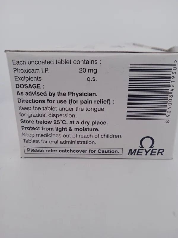 UGESIC 20 MG - 10 TABLETS - Image 2