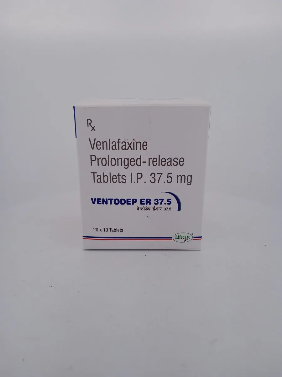 VENTODEP ER 37.5 MG - 10 TABLETS