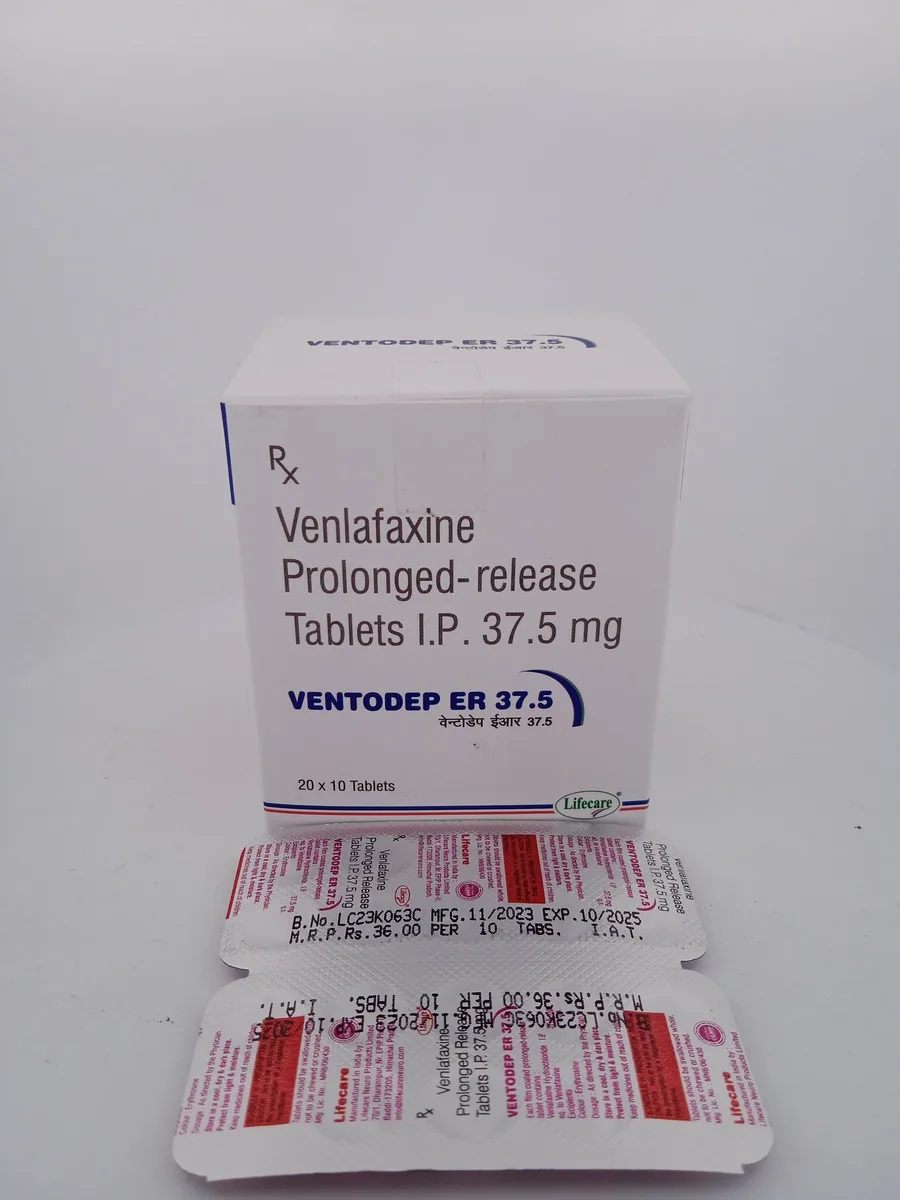 VENTODEP ER 37.5 MG - 10 TABLETS - Image 3