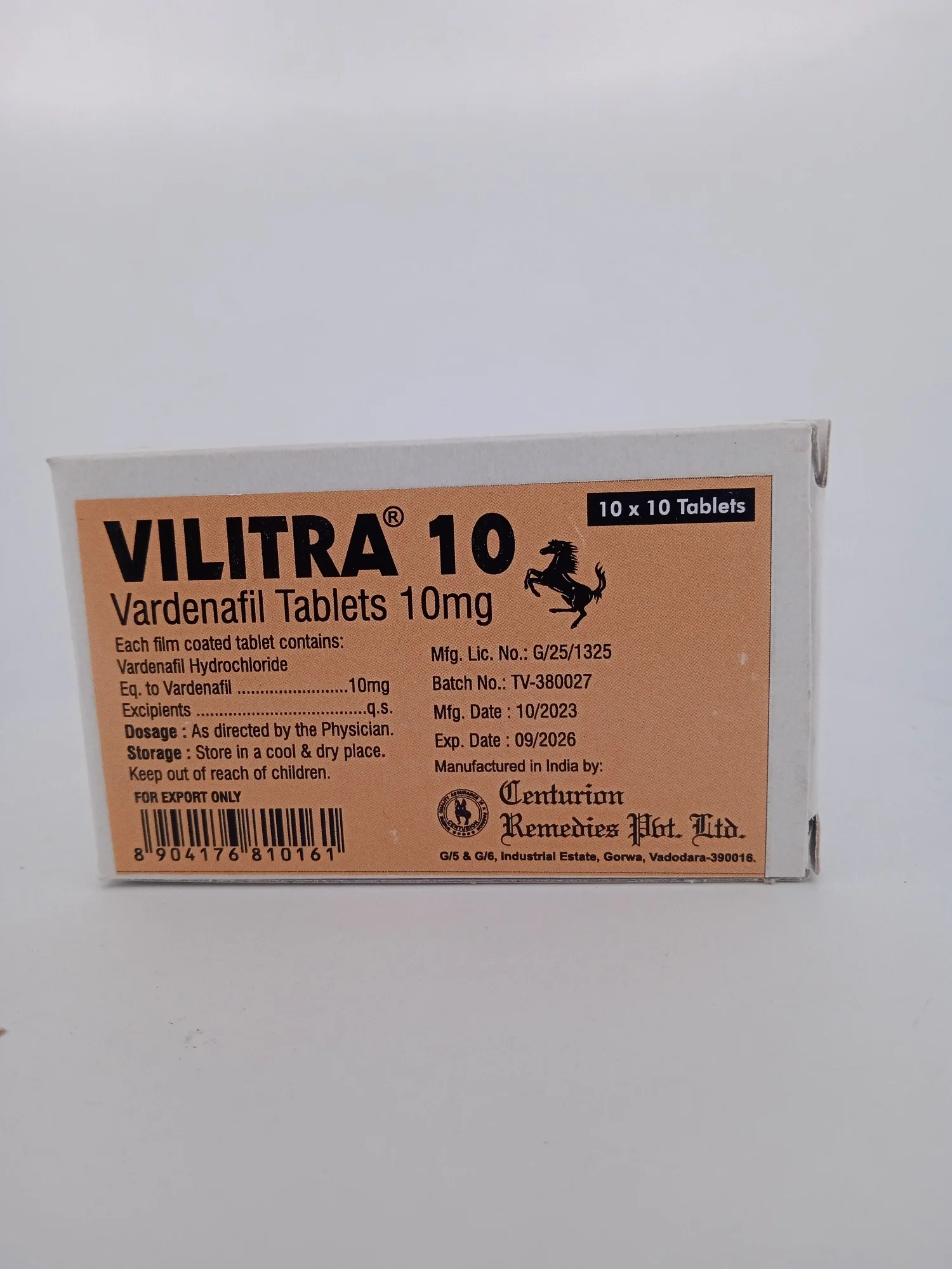 VILITRA 10 MG - 10 TABLET