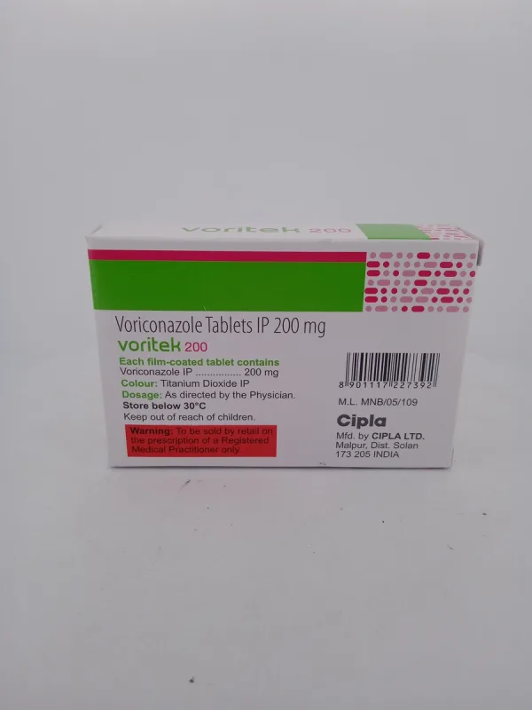 VORITEK 200 MG - 4 TABLETS - Image 4