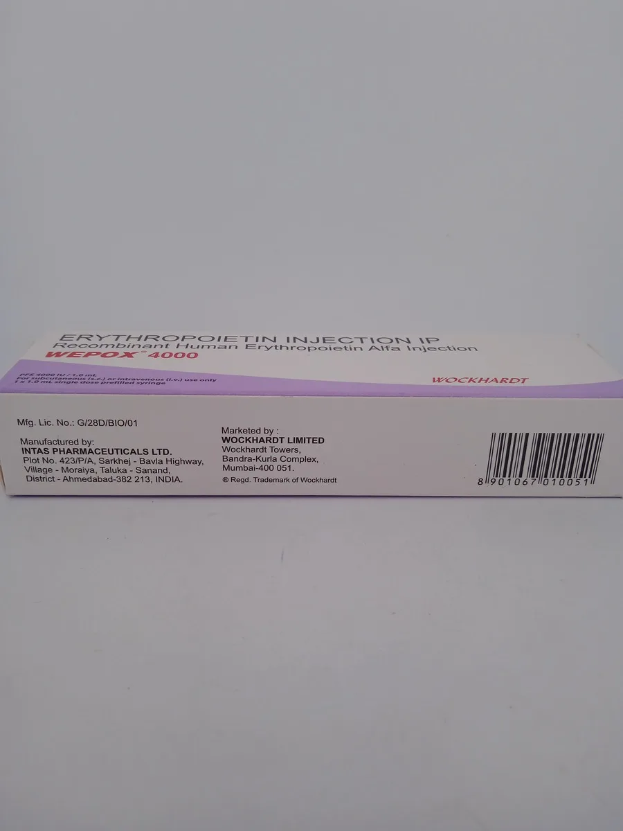 WEPOX 4000 IU - 1 PRE-FILLED SYRINGE OF 1ML - Image 3