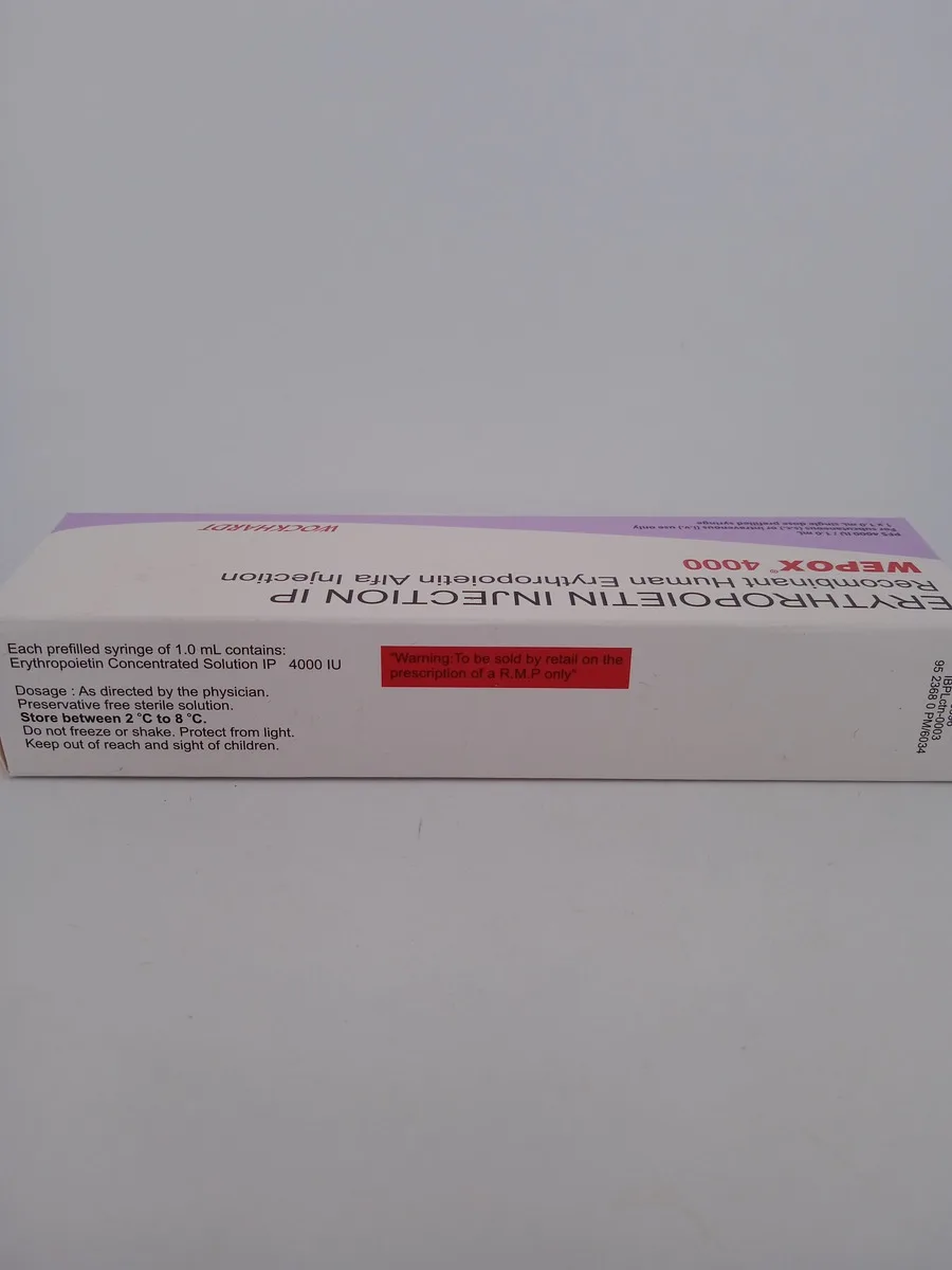 WEPOX 4000 IU - 1 PRE-FILLED SYRINGE OF 1ML - Image 2