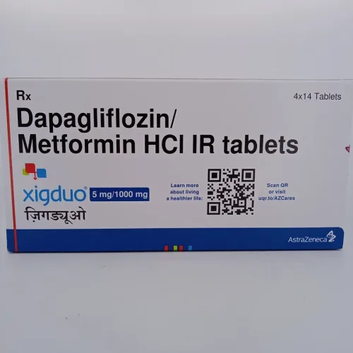 XIGDUO 5MG/1000MG - 14 TABLETS