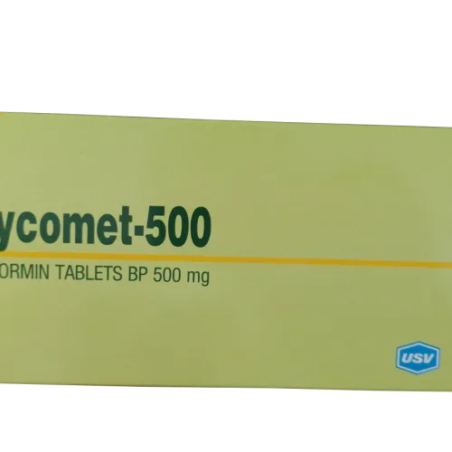 GLYCOMET 500MG - 10 TABLETS