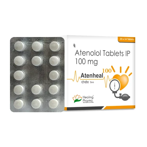 Atenolol 100mg (Atenheal 100mg) – 14 Tablets
