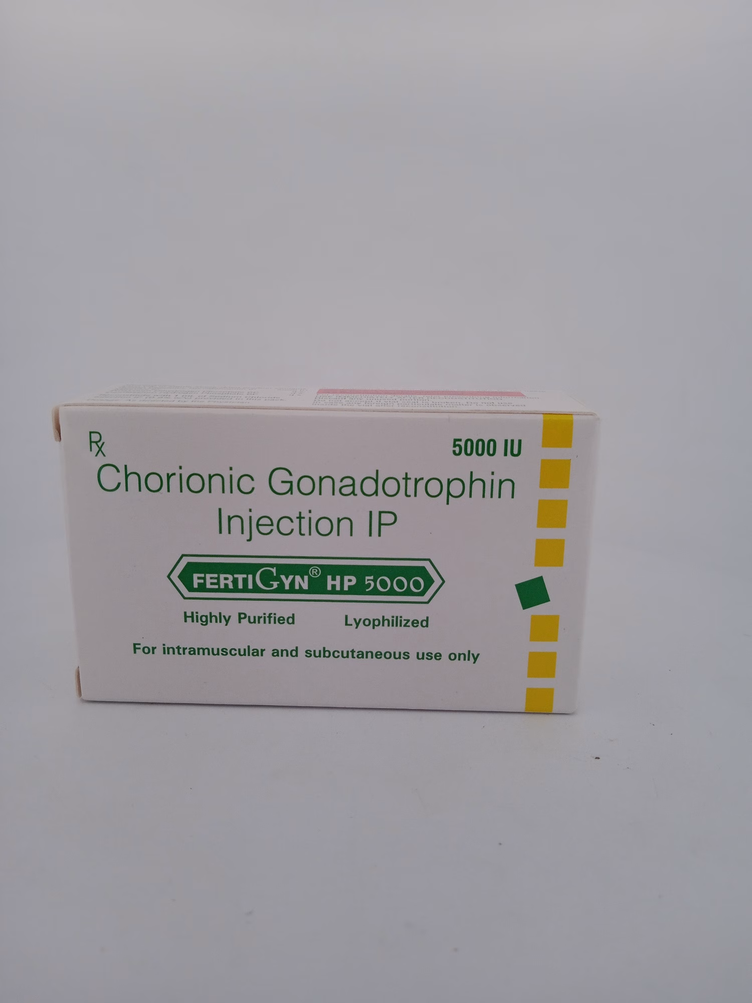 FERTIGYN 5000 IU INJECTION - 1 VIAL HCG