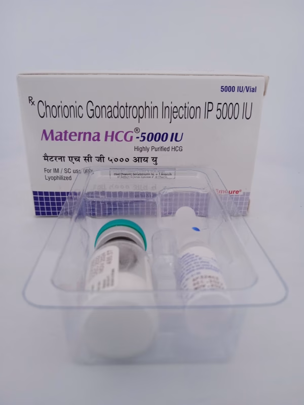 MATERNA HCG 5000IU - 1 AMPOULE - Image 2