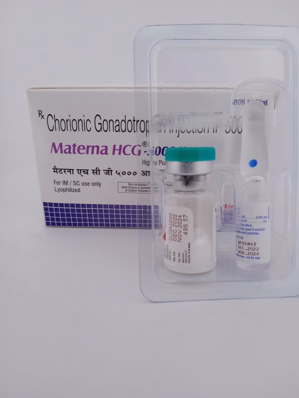 MATERNA HCG 5000IU - 1 AMPOULE - Image 3