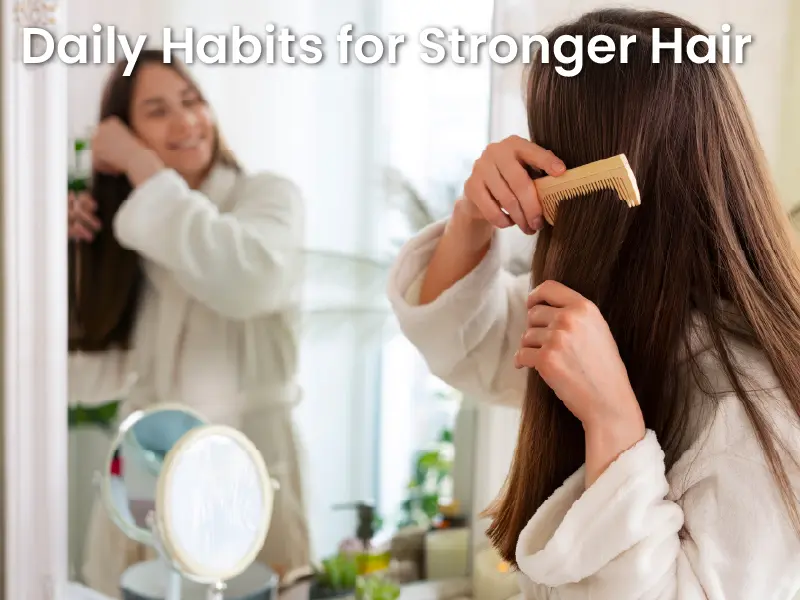 Daily Habits for Stronger Hair