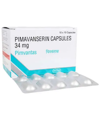 Pimvantas 10 capsules Pimavanserin 34 mg